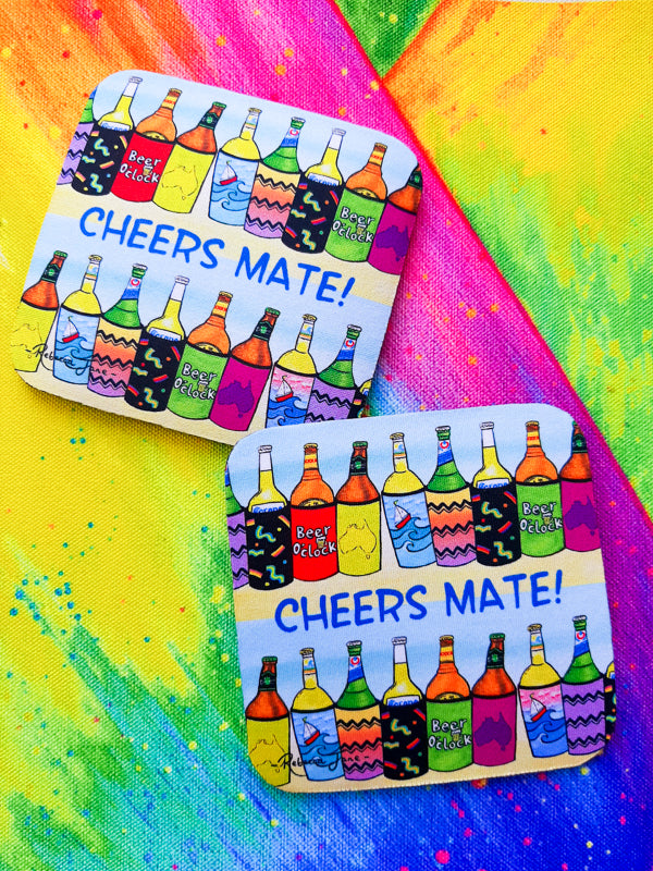 Cheers Mate Coaster