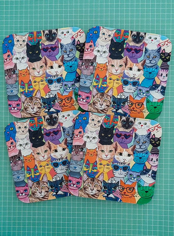 Colourful Cats Coaster