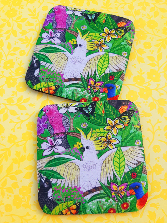 Natives Cockatoo Coaster