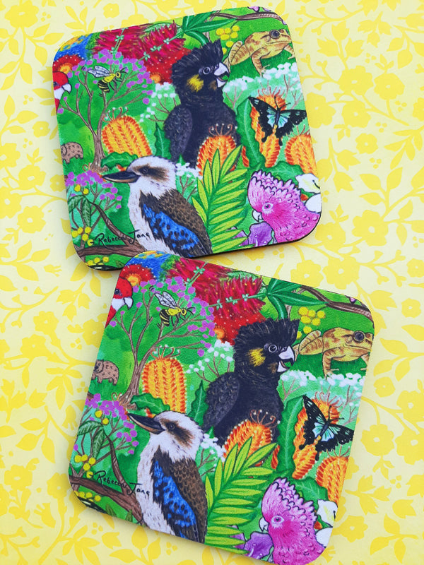 Natives Kookaburra Coaster