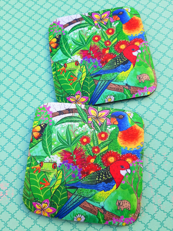 Natives Rainbow Lorikeet Coaster