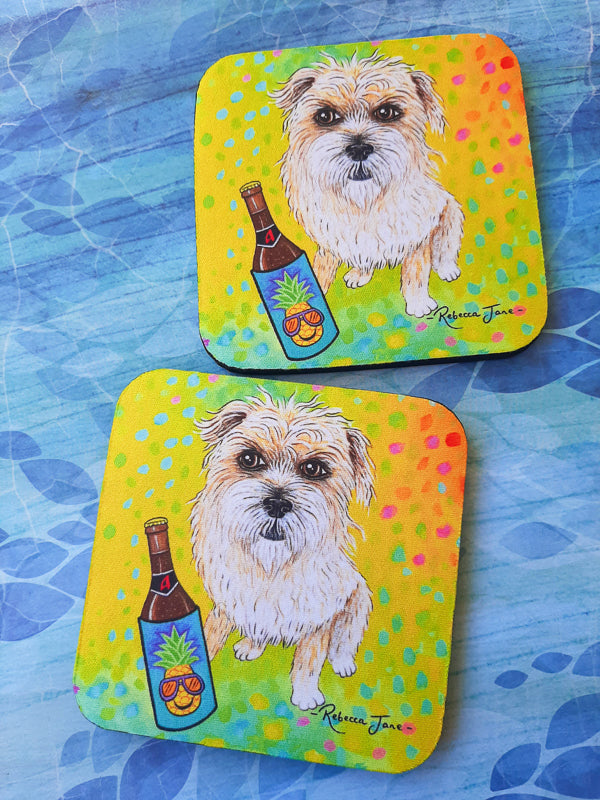 Pineapple Pup Coaster