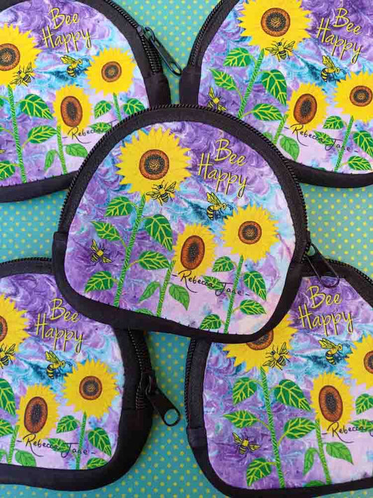 Bee Happy Coin Pouch