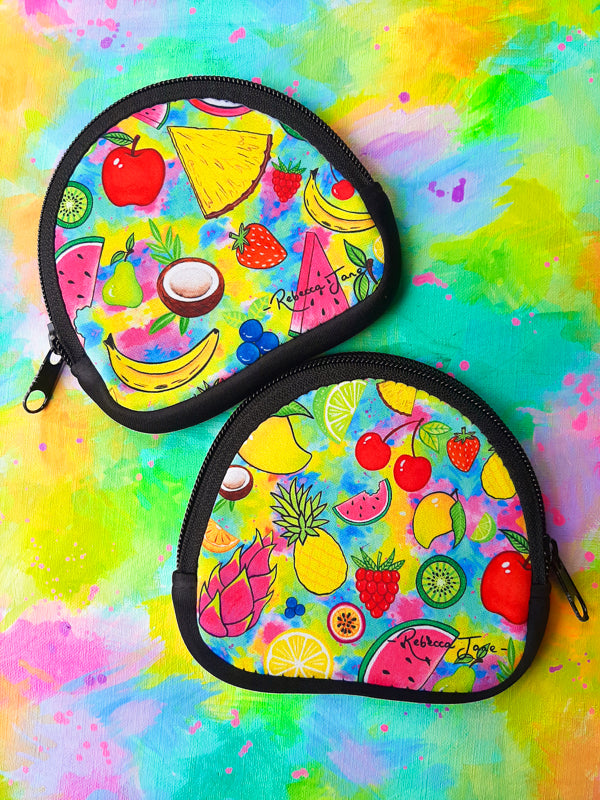 Fruit Salad Coin Pouch