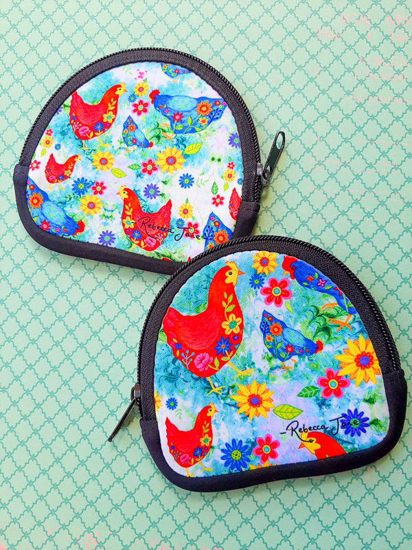 Garden Chooks Coin Pouch