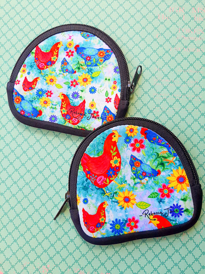 Garden Chooks Coin Pouch