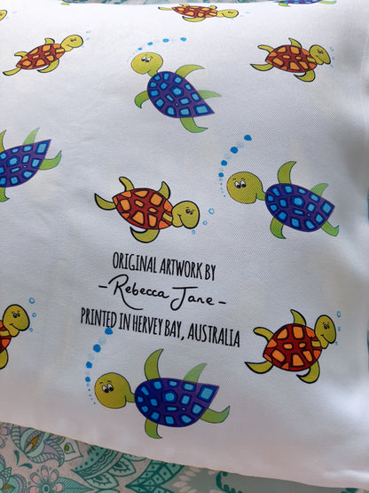 Happy Turtles Cushion Cover