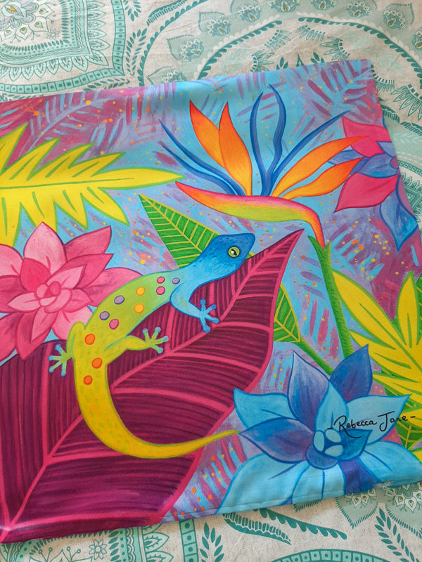 Groovy Gecko Cushion Cover