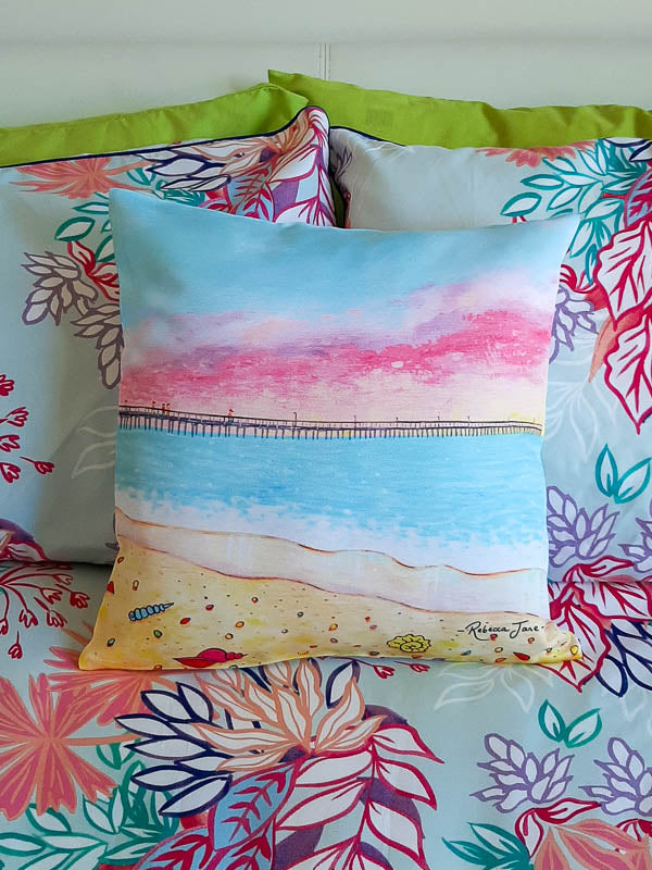 Pastel Pier Cushion Cover