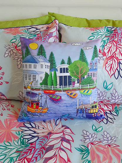 Port Fairy Summer Cushion Cover