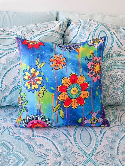 Summer Flowers Cushion Cover