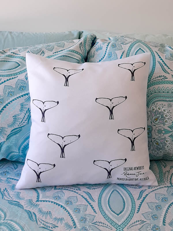 Whale Tail Cushion Cover