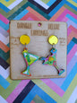 Martini Dangle Deluxe Earrings