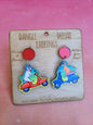 Pet Vespas Dangle Deluxe Earrings