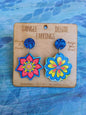 Summer Flowers Dangle Deluxe Earrings