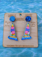 Windsurfer Dangle Deluxe Earrings