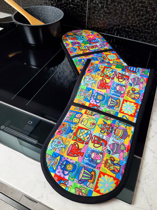 Cuppa Time Double Oven Mitt