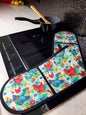 Garden Chooks Double Oven Mitt