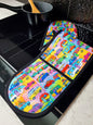 Rainbow Road Trip Double Oven Mitt