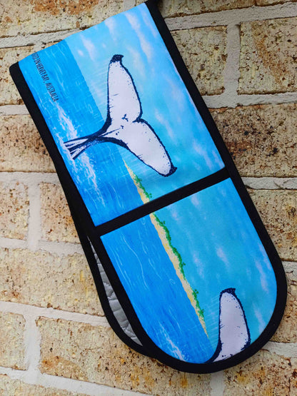 Whale Tail Double Oven Mitt