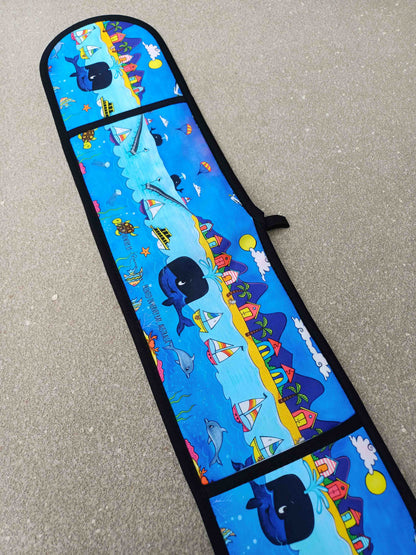 Whale Town Double Oven Mitt