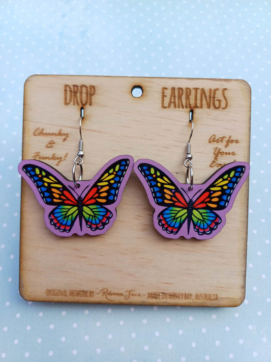 Butterfly Drop Earrings