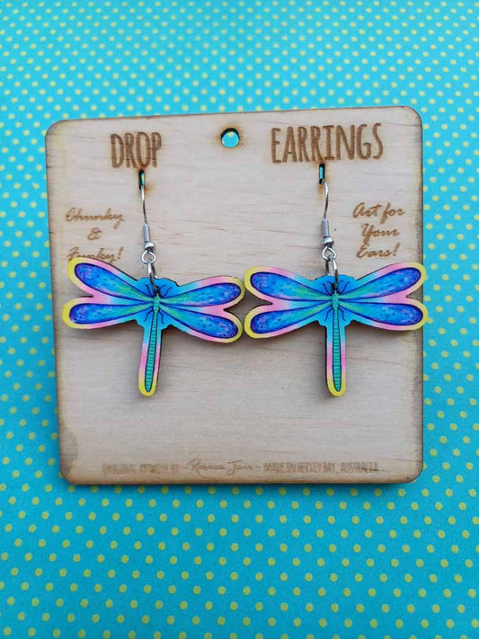 Dragonfly Drop Earrings