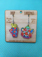 Tea Set Drop Earrings