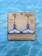 Whale Tail Drop Earrings