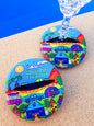 Summer Holiday Cheerful Traveller Glass Slipper
