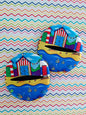 Beach Huts Glass Slipper