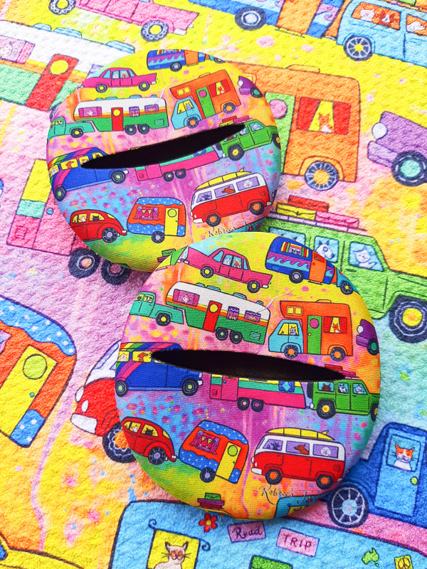 Rainbow Road Trip Glass Slipper