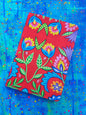 Folky Flowers Red Journal