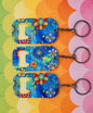 Summer Flowers Keyring Bottle Opener