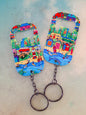Summer Holiday Keyring Bottle Opener