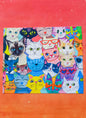 Colourful Cats Lens Cloth