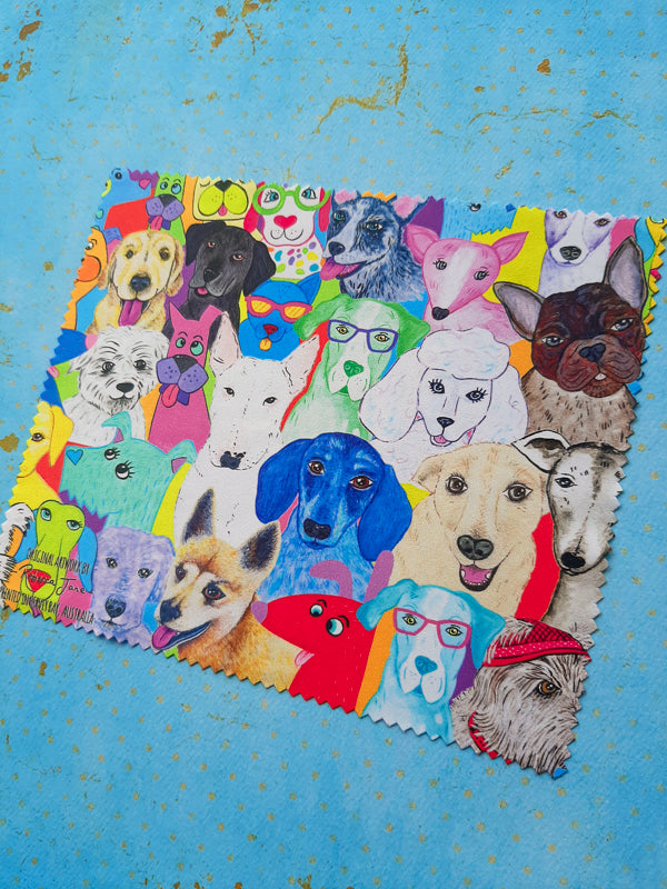 Dashing Dogs Lens Cloth
