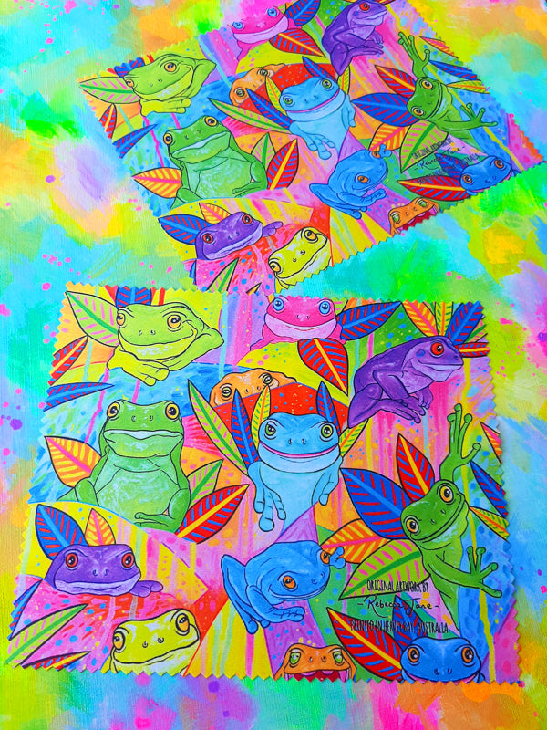 Frog Moods Lens Cloth
