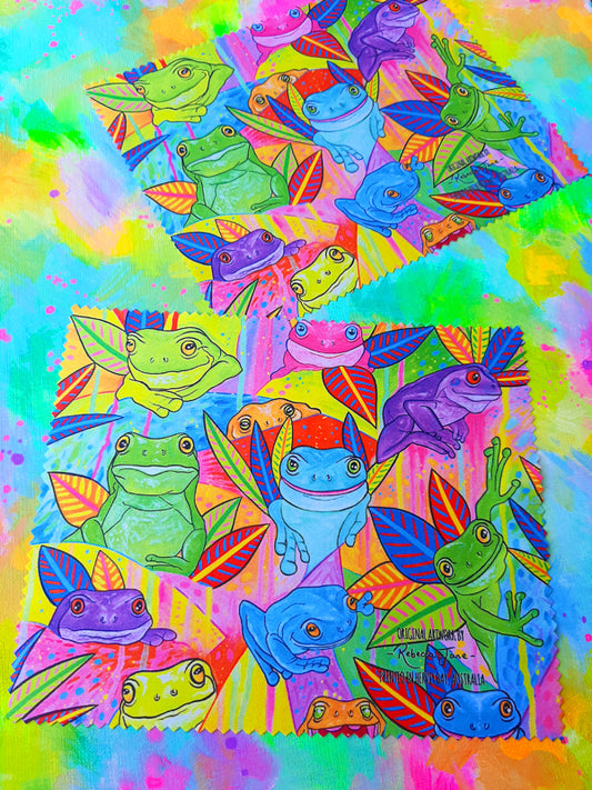 Frog Moods Lens Cloth