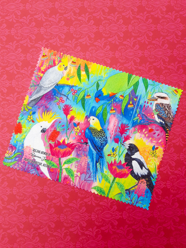 Springtime Birds & Blooms Lens Cloth