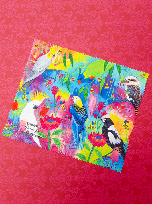 Springtime Birds & Blooms Lens Cloth