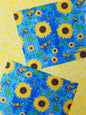 Sunflowers n Bees Lens Cloth