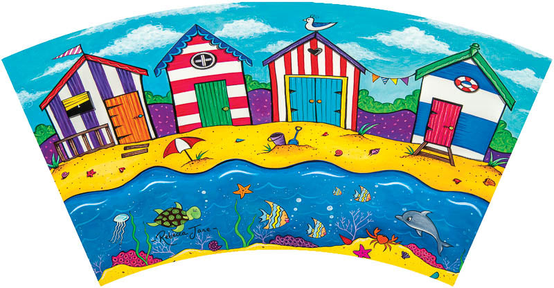 Beach Huts Mug