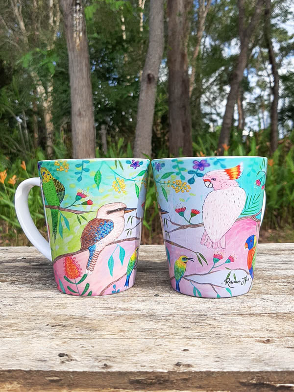 Colourful Birds of Australia Mug