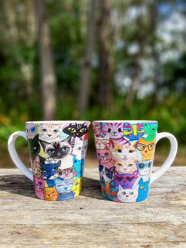 Colourful Cats Mug