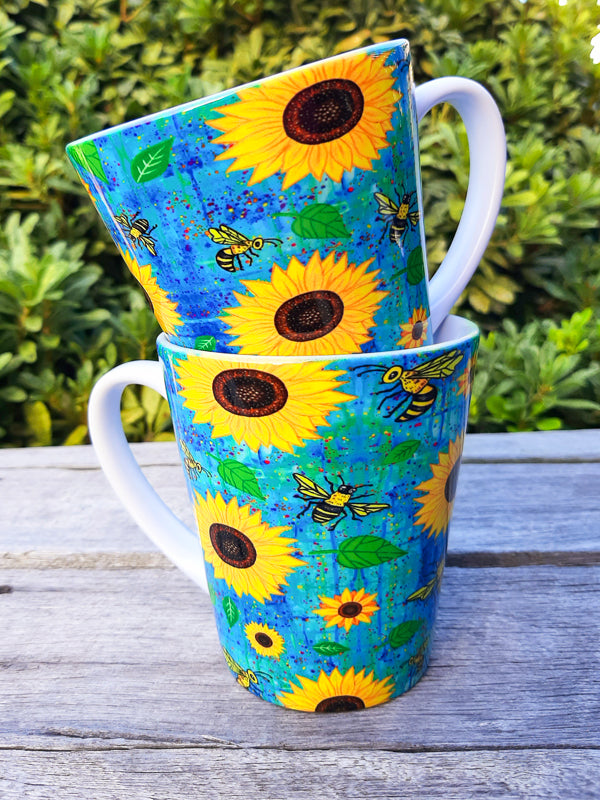 Sunflowers n Bees Mug