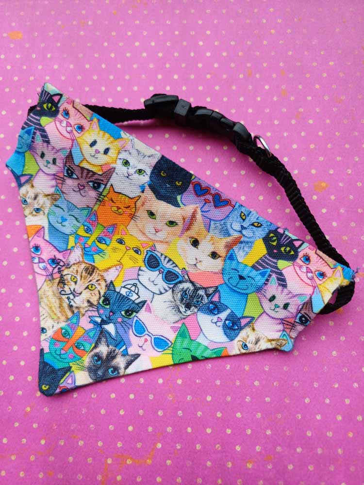 Colourful Cats Pet Bib