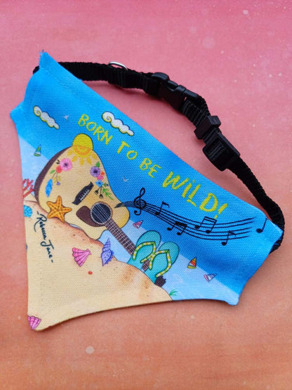 Tunes by the Sea Pet Bib