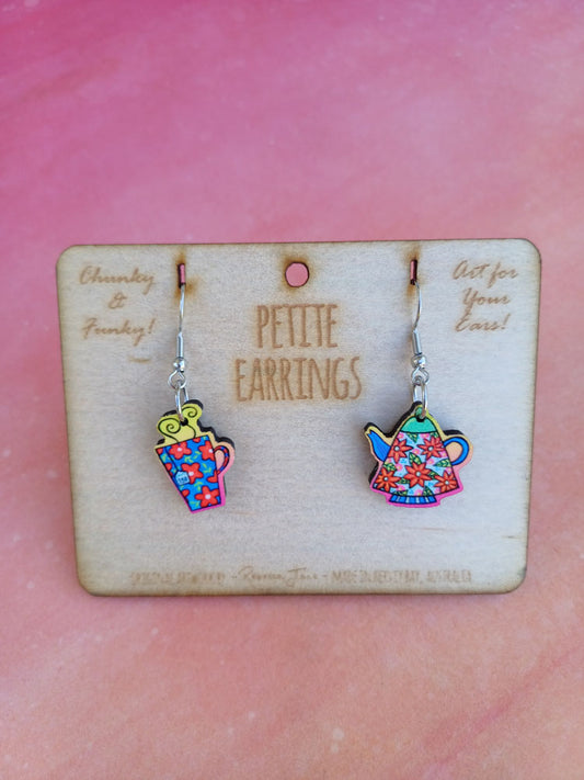 Tea Set Petite Earrings