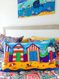 Beach Huts Pillow Case